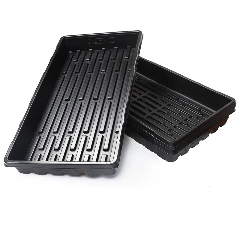 Plastic PP Seeding Trays 550 x 280mm 180g Plant Nursery Germination Growing Trays Microgreen Tray 1020 Without Holes