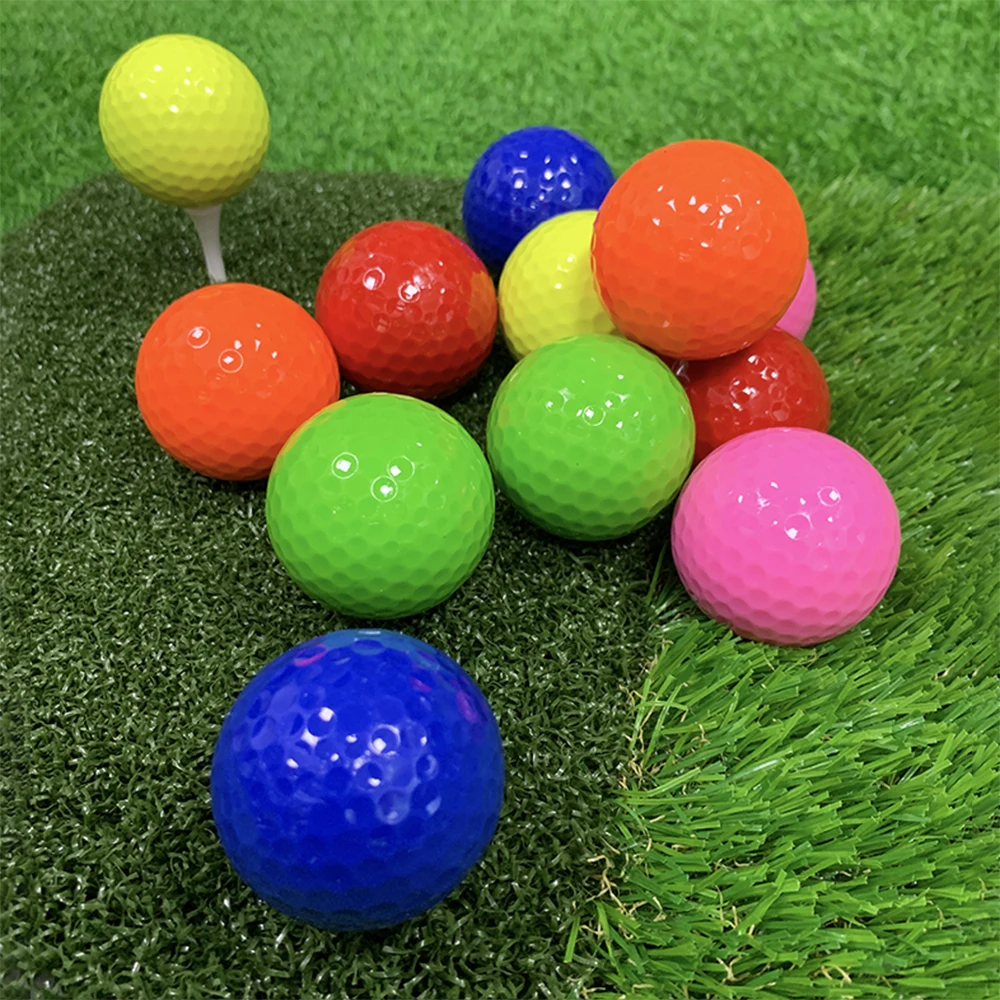 Cheap Wholesale OEM Practice Color Golf Ball Bulk OEM Custom Logo Driving Range Mini Golf Balls