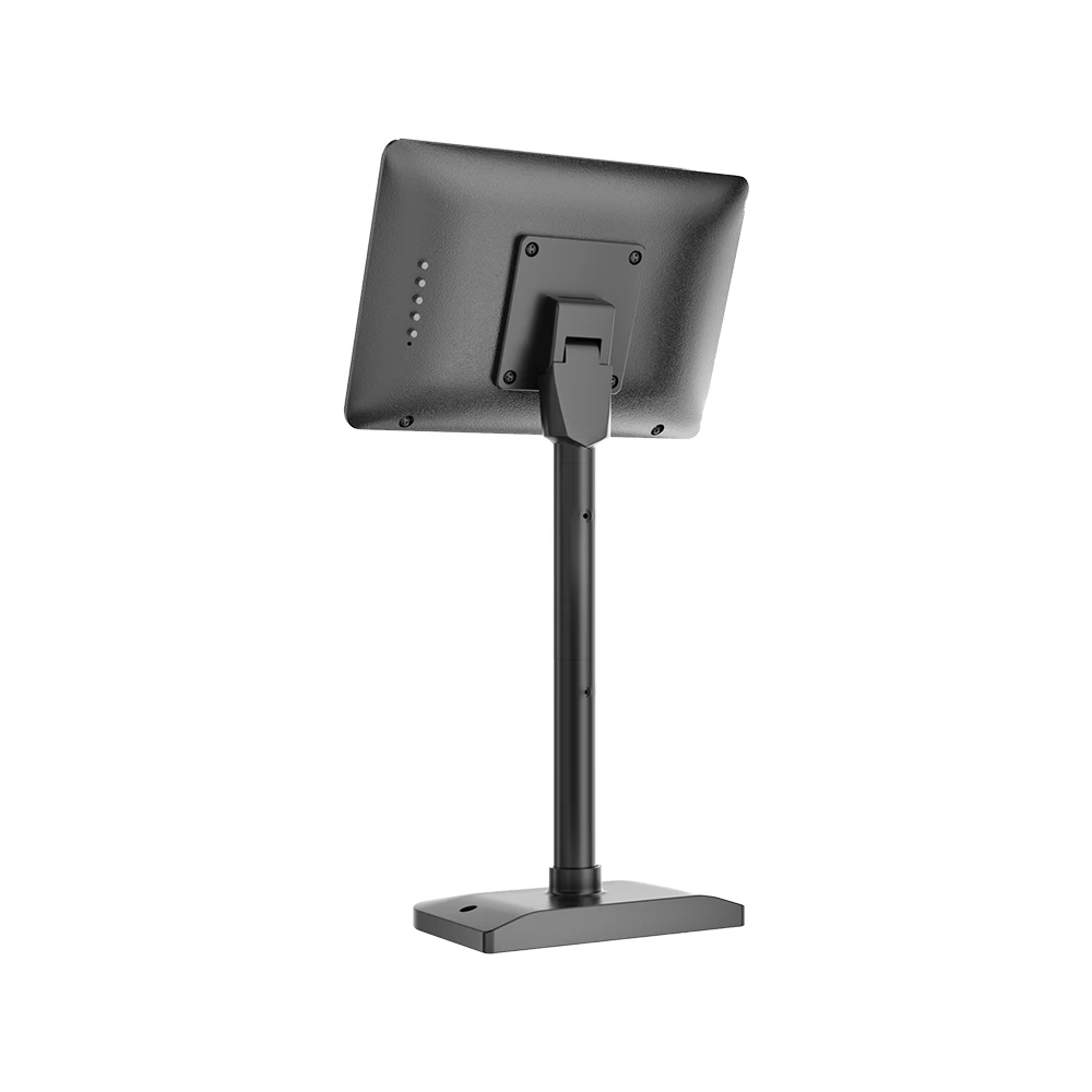 Vertical Adjustable 10.1 Inch LCD VGA Interface Pole Customer Display for POS HCD101
