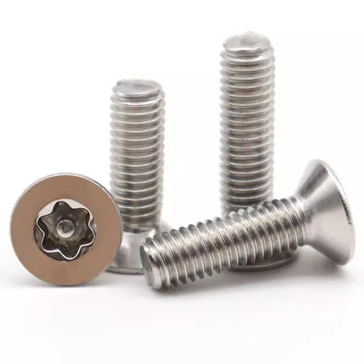 M3 M4 M5 M6 M8 M10 Stainless Steel flat head Anti-theft Tamper Proof Pin Torx Screws
