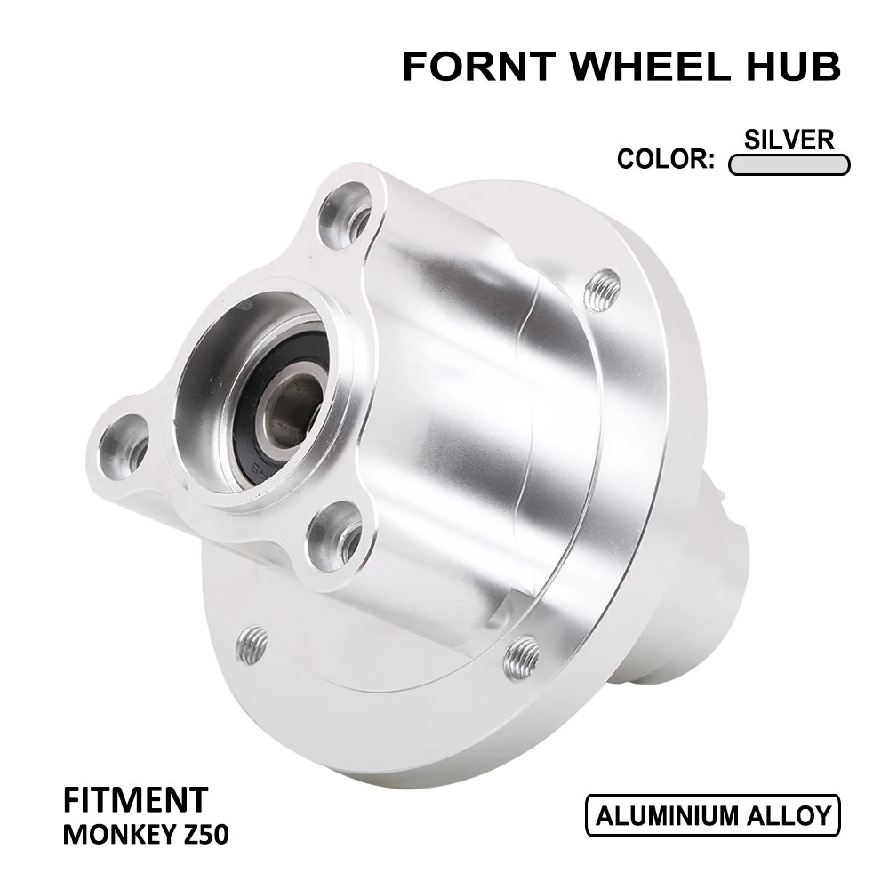 Алюминиевая ступица JFG CNC для мотоцикла, Комплект алюминиевых ступиц заднего переднего колеса мотоцикла для MONKEY Z50