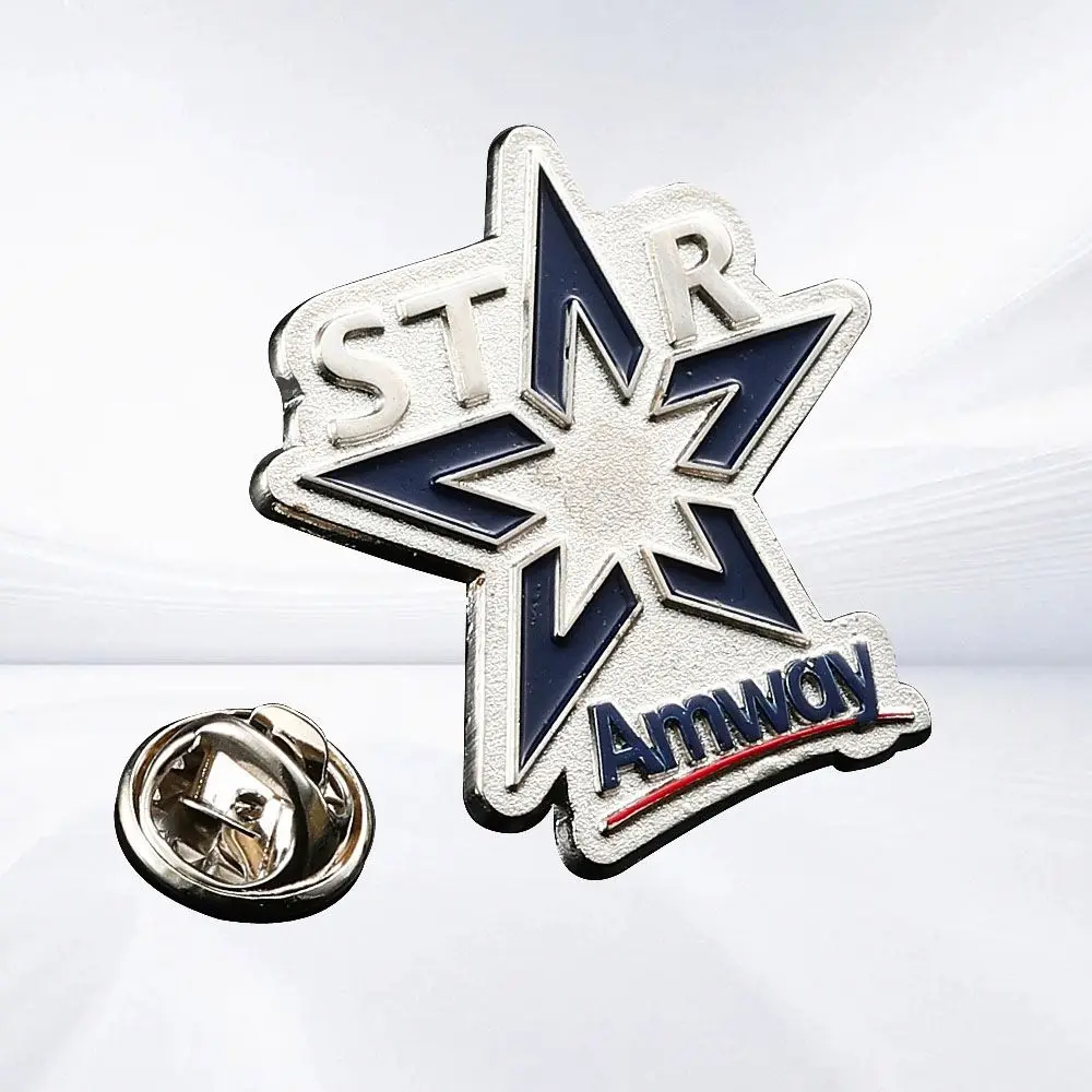 Zinc Alloy Painted Die-Cast 3D Badges Metal Electroplating Technology Badges Clothing Metal Badge