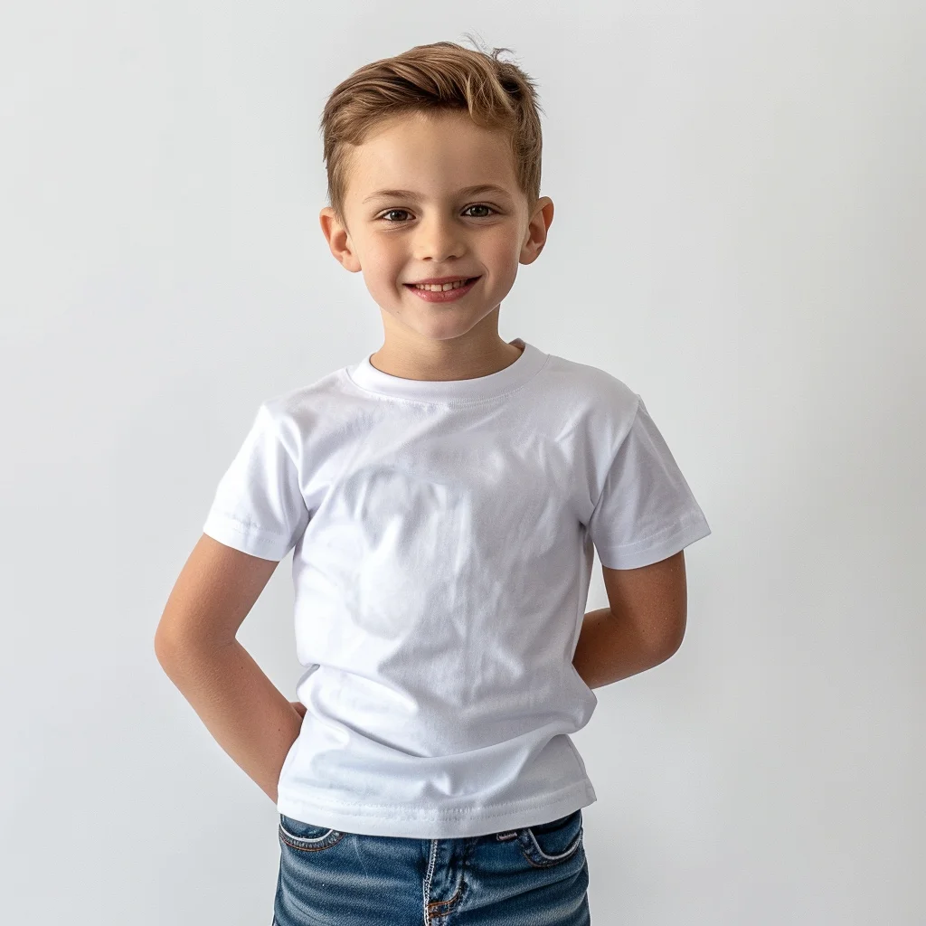 JRT brand Funny custom cotton boys t-shirt printed for promotion