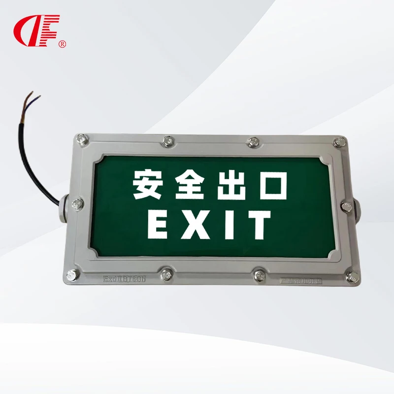 Atex Certificated 3W Led Explosion Proof Emergency Light Led Exit Sign Emergency Light