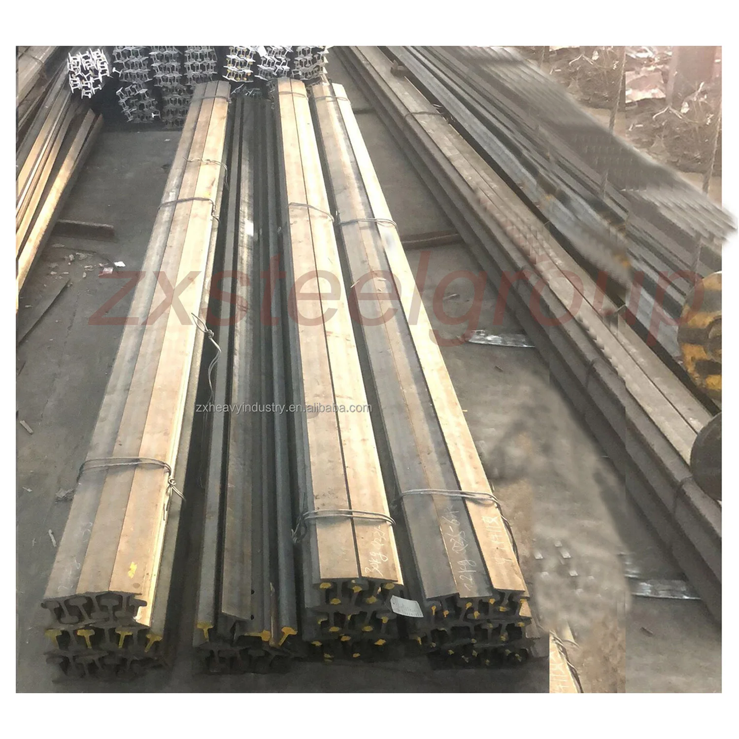 ASCE60 American standard of U71Mn for laying railway High quality 60Lbs steel rail