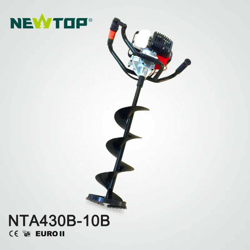 Gasoline drilling machine NTA430D-10C Ground Ice Drill hand manual earth soil auger