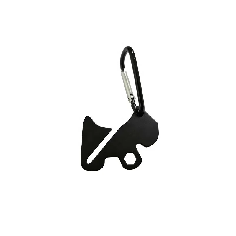 2022 Amazon Customized Logo Dog poop bag clip metal Hands Free Pet Waste Bag Clips For Leash Dispenser Accessories