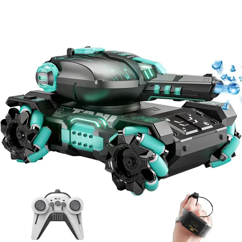 2024 new car toy 2.4g wireless remote control drift car remote control tank water bomb battle lithium battery powered