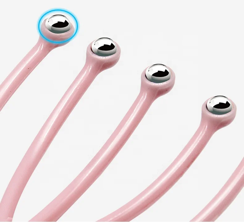 Head Massager Scalp Comb Roller Five Finger Claws Steel Ball Handheld Care Stress Relief Massager Tool