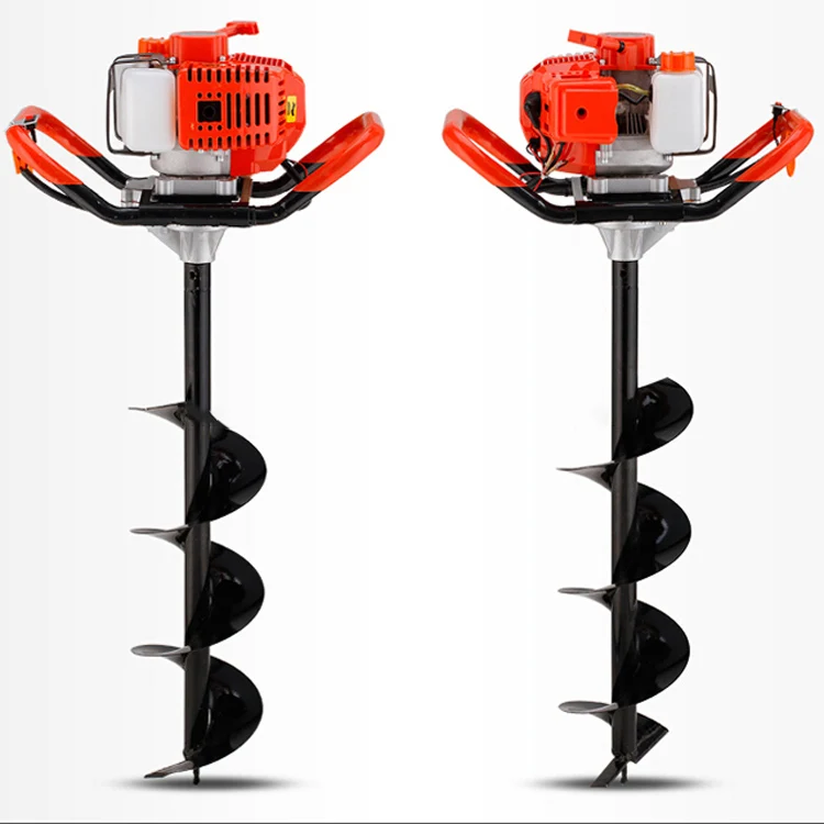 Agricultural Equipment 44F-5 single-cylinder Earth Auger Drill for Tractor Excavator Hydraulic Hole Digger Excavator