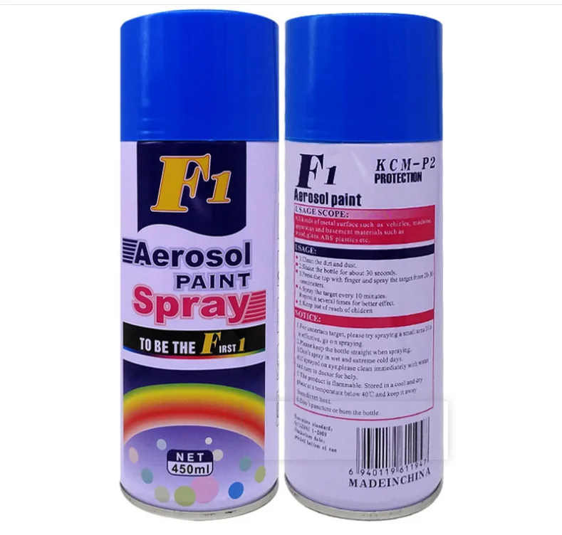 
Fast Dry F1 Spray Paint Acrylic Based Aerosol Spray Paint 