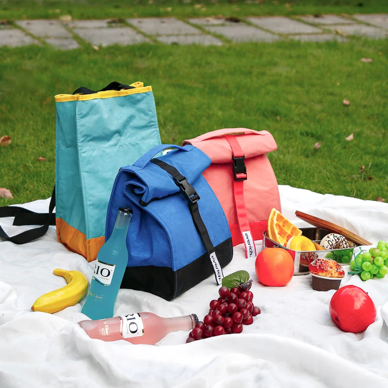 Outdoor bottle bag Lunch Cooler Bag Insulated Lunch Box Keeps Your Food Cold for Hours Comfortable Carry Lunch Bag For Kids