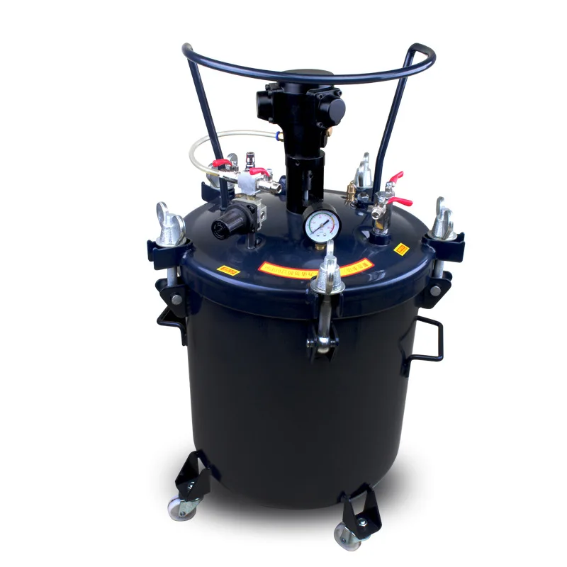 50 Liters Auto Stir HVLP Air Pressure Paint Pot Spray Paint Bucket Agitating Pressure Tank Hand Mixing Paint Pressure Pot