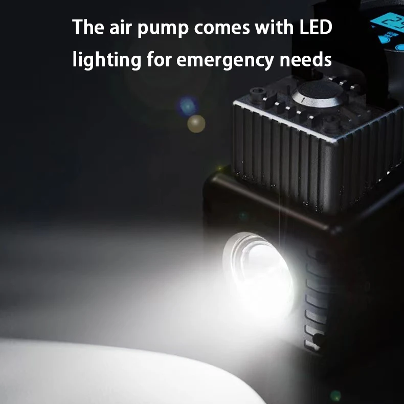 Latest Arrival 12V Emergency Portable Quick Air Refill Tire Vehicle Tool Air Pump Tire Inflators Electric Air Compressor