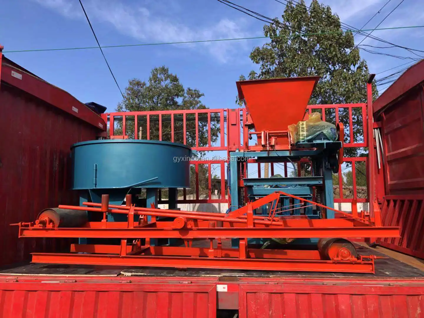 QMJ4-35B portable electric cinder concrete multi-functional easily change the mold pavement concrete brick making machine