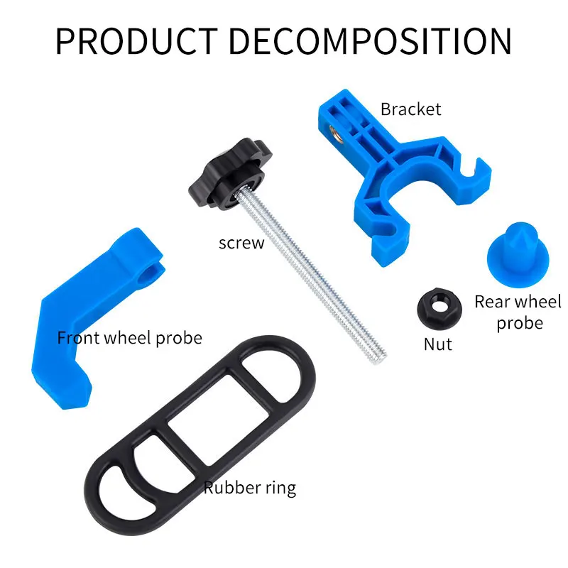 MTB bike simple wheel truing repair tool mountain bicycle wheel truing stand