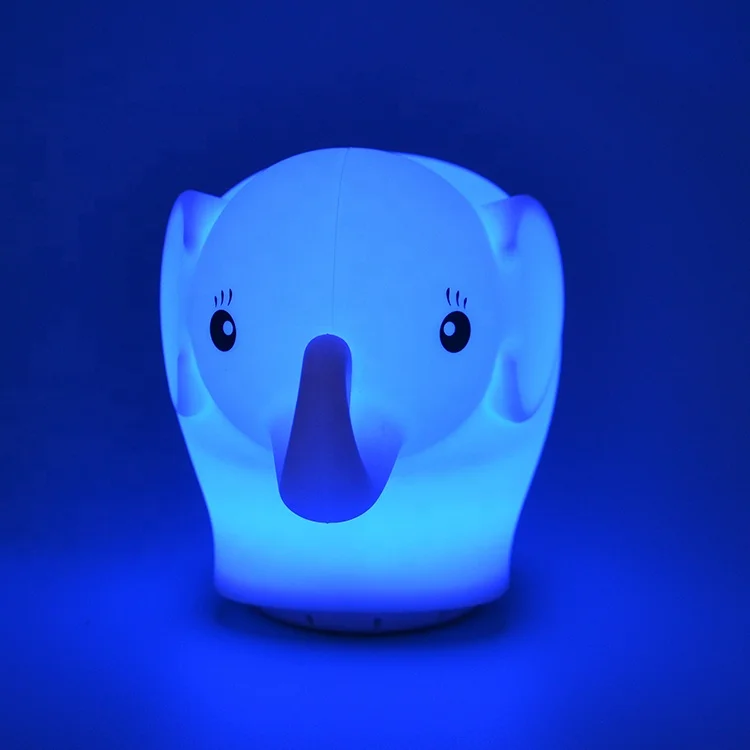 Baby Nursery Sleep Silicone Owl Animal Multicolor Changing Mini Rechargeable 3d Baby Led Night Light For Kids