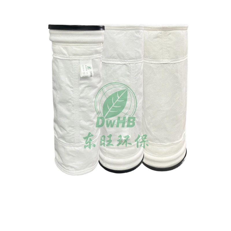 High Efficient filtration 100% PTFE  Punched Felt Dust Filter Bag  Air Filter White for Waste Incineration Dust Collector