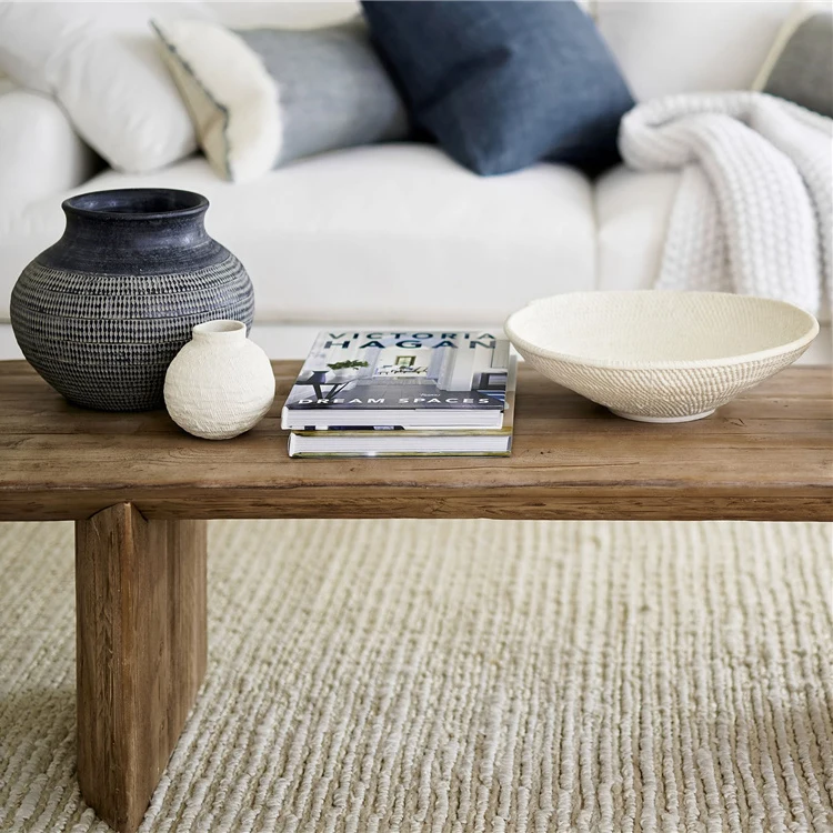 Retro custom logo embossed textured living room handcrafted flower vase bud vases ceramic vase for home decor