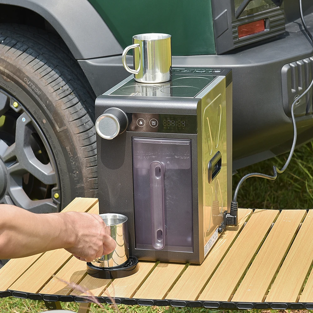 Outdoor Patent Design Countertop Instant Hot Water Dispenser Filter Commercial Reverse Osmosis 4 Stages Water Purifier Machine