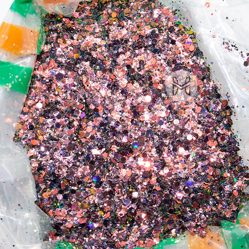 Glitter Supplier wholesale cosmetic grade glitter pigment ultra-thin laser holographic highly bright ultra-fine glitter