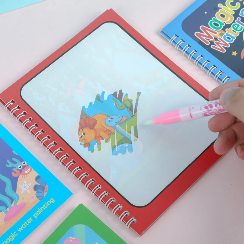 Wholesale Cheap Magic Water Books for kids Reusable Drawing Book Magic Water Coloring Book With Pen
