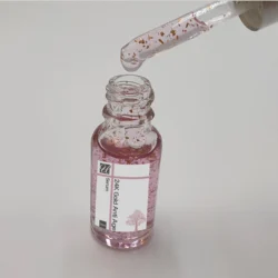 OEM/ODM  Natural 24k gold  Brightening Skin Care Face Serum Whitening Vitamin C blue copper peptide vegan face serum