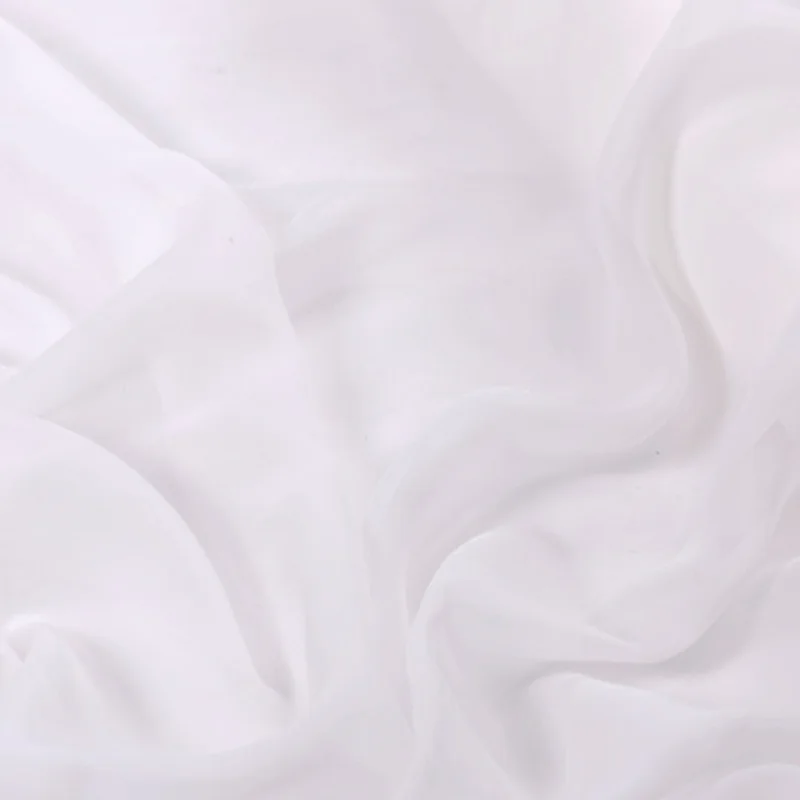 Шелковая ткань цвета слоновой кости, 12 мм, шелковая жоржетная ткань для платья, продажа на ярдах