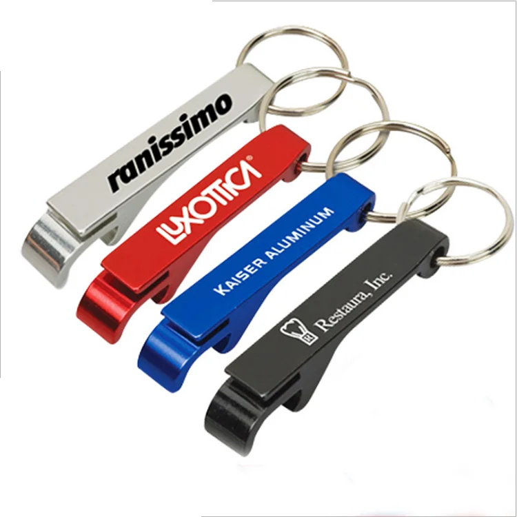 Promotional Mini Bulk Custom Logo Bottle Opener Key Ring
