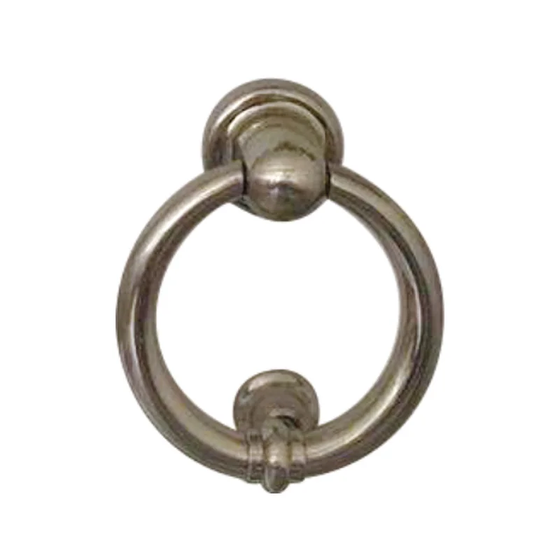 Antique  Brass custom animal  lion head antique ring pull black  door knocker