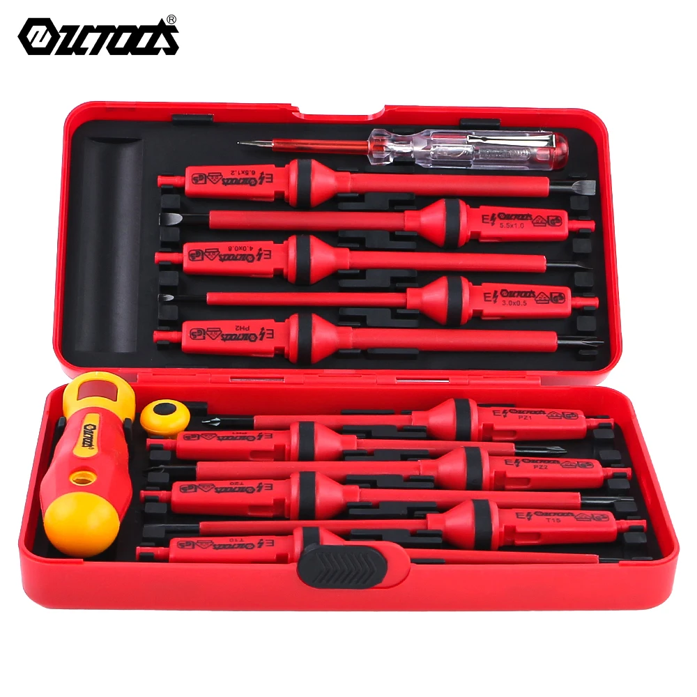 Qixin China Factory Manufacturing Custom 12PCS Hand Tools High Precision Insulated VDE in One Screwdriver