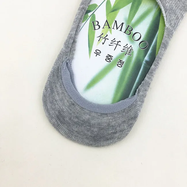 Wholesale Cheap Custom Short Invisible Boat Black Organic Low Cut Solid Color 100% Bamboo Fiber Socks for Mens