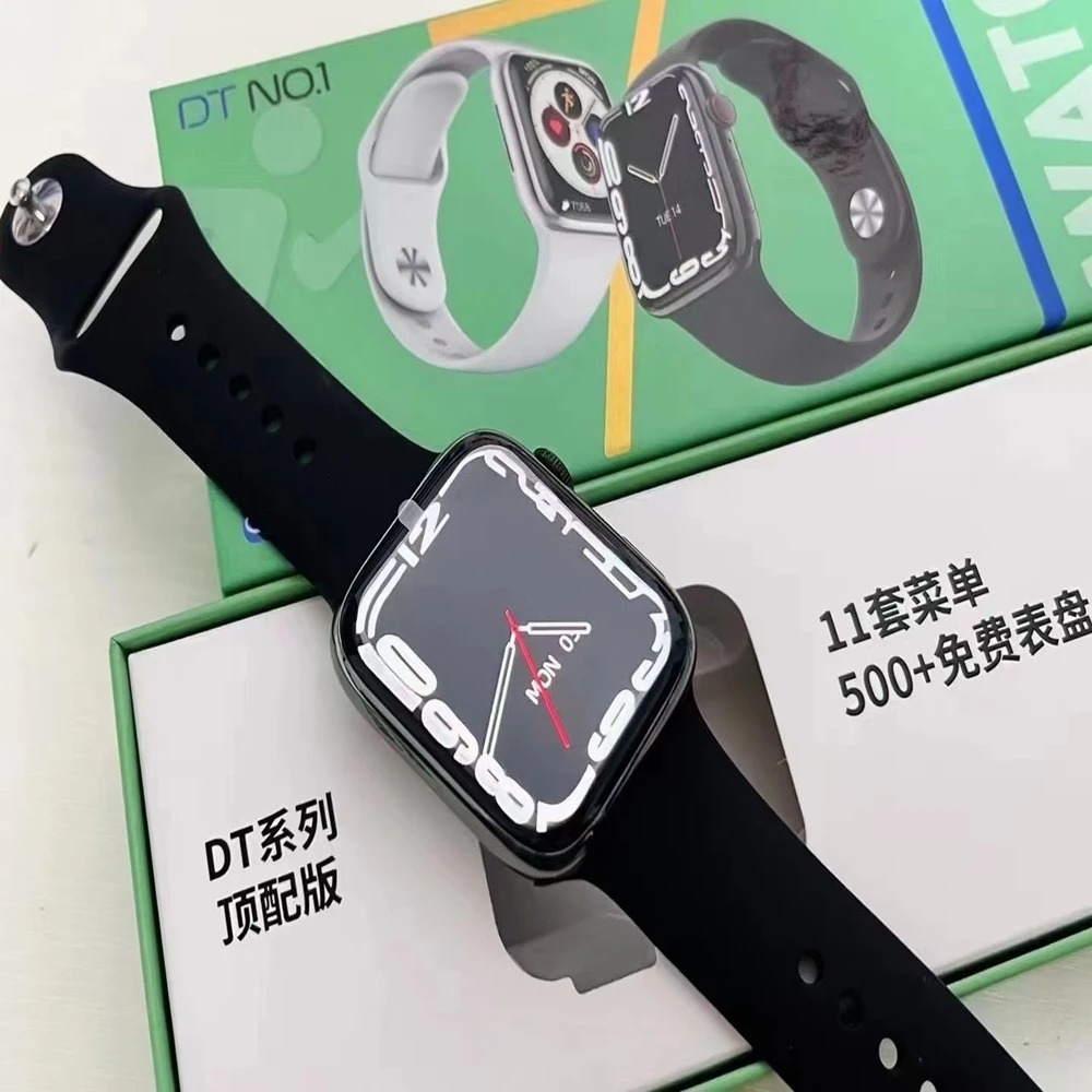 New DT 7 MAX 1.9 Inch Full Screen Waterproof Ip68 Sports Smart Watch DT7+ Max DT no1 NFC Series 7 Reloj Smartwatch DT No.1