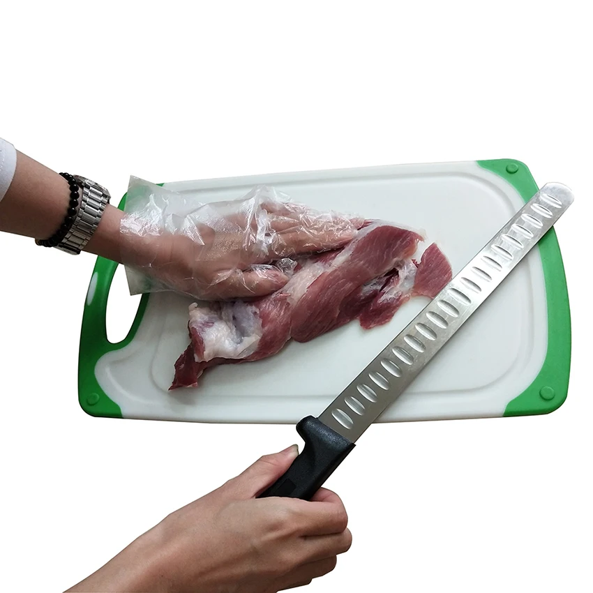 12 Inch Ultra Sharp Stainless Steel ham knife Ergonomic Design - Best for Slicing Roasts, Meats