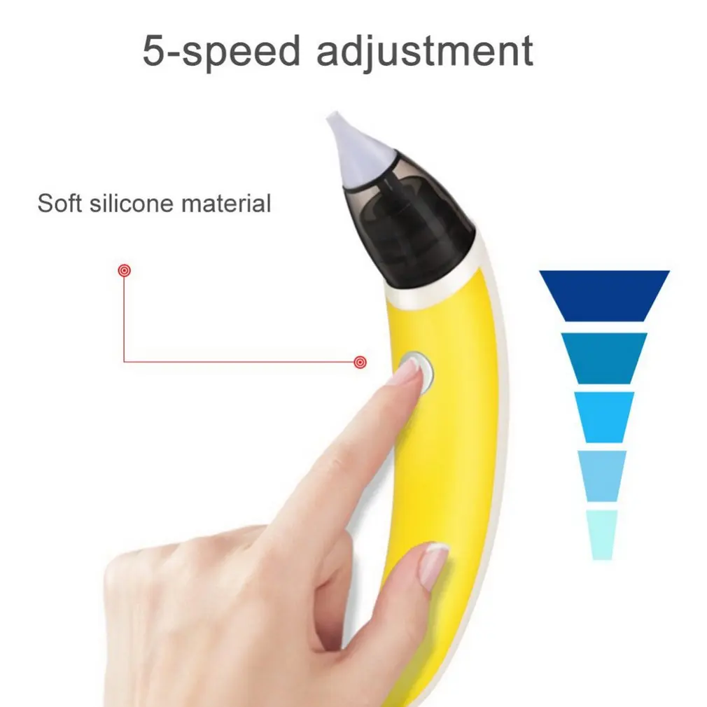 2023 Safe Electric Baby Nose Suction Device Cleaning Nasal Mucus Supplies Manual 10Ml Baby Silicone Nasal Aspirator