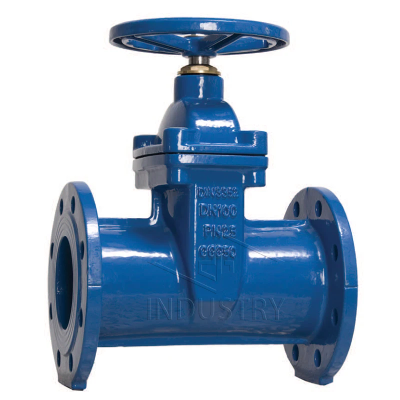New Design Ductile Iron Gate Valves DIN3352 / EN 1171 PN25 Non-Rising Stem Resilient Seated Gate Valve
