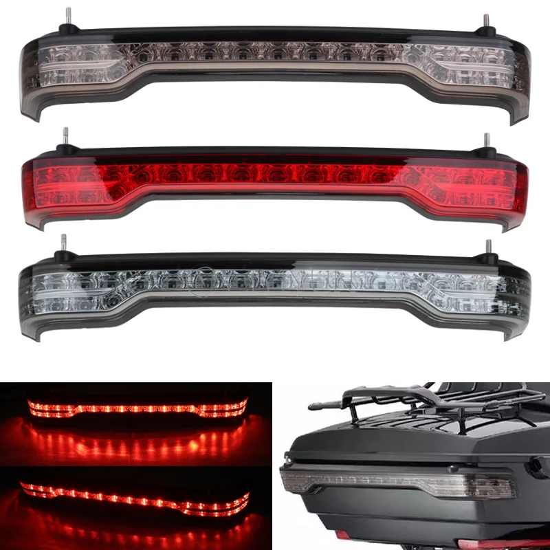motorcycle Led brake tail light turn signal lamp for Harley touring Electra Glide CVO 14-19 Tail box trunk topbox