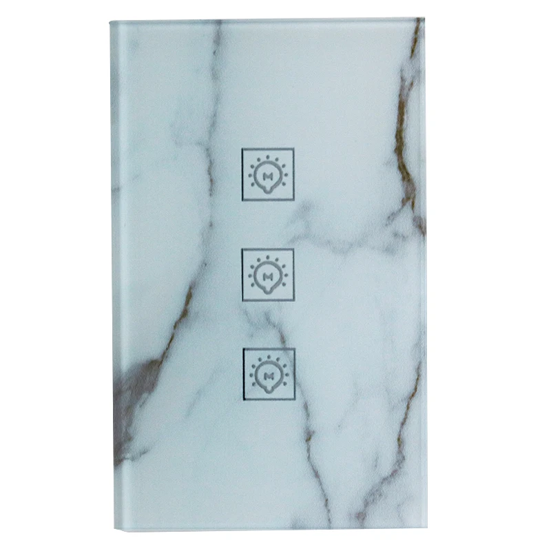 WIFI Wall Switch Decor Touch Panel Light Switch On Off Smart Home IOT Remote &Touch&Voice Control Switch Decoration Tuya Smart