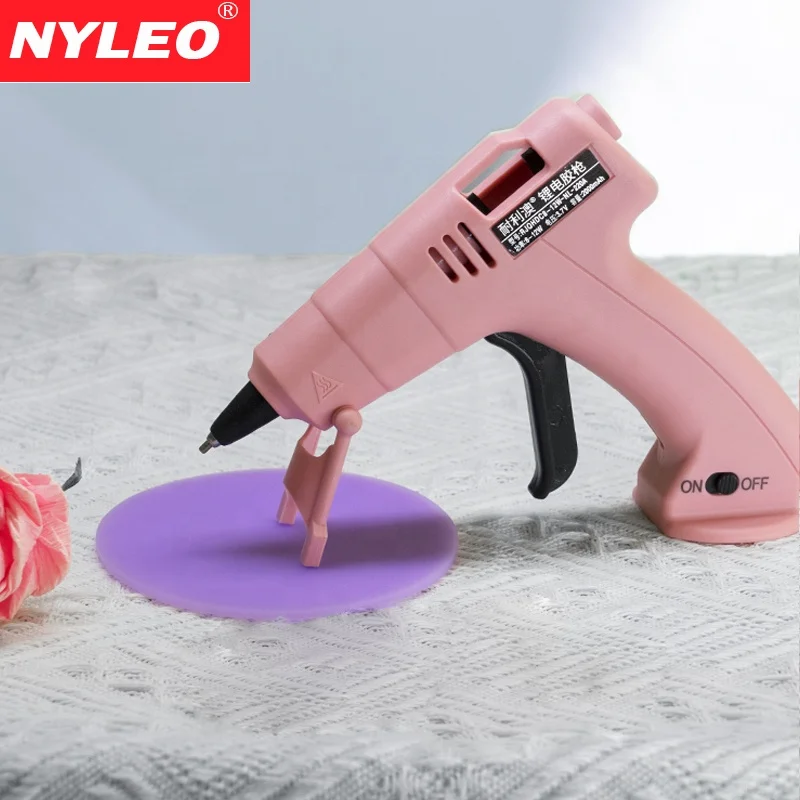 NYLEO Customized 3.7V Home Diy Tools Hand Craft Tools 2022Wireless Hot Lithium Battery Cordless Glue Gun