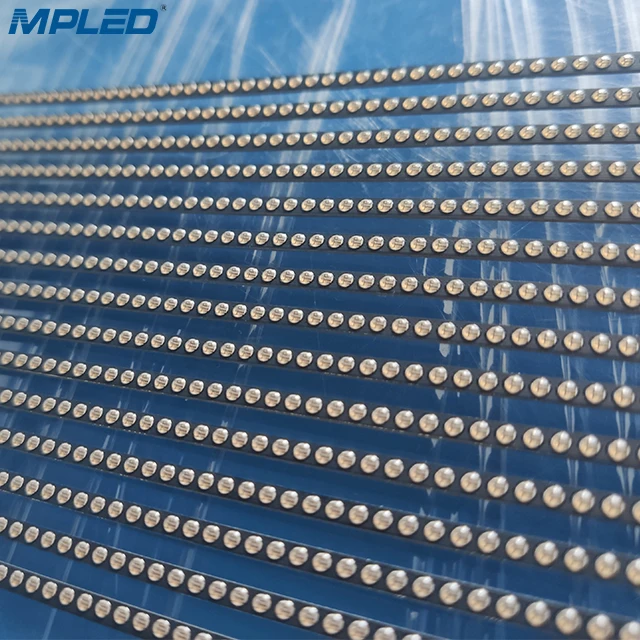 MPLED Transparent Led Billboard P3.91-7.81 Car Back Window Screen High Brightness Full Color Private Car Window Unique Led Sign