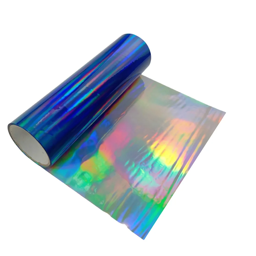 holographic laser printable color metalized aluminum PET BOPP lamination film rolls with primer for printing