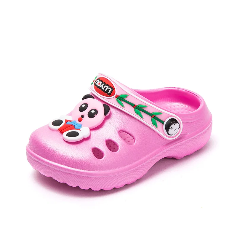 
Wholesale EVA Children Sandals Panda Design Garden Clogs Shoes 