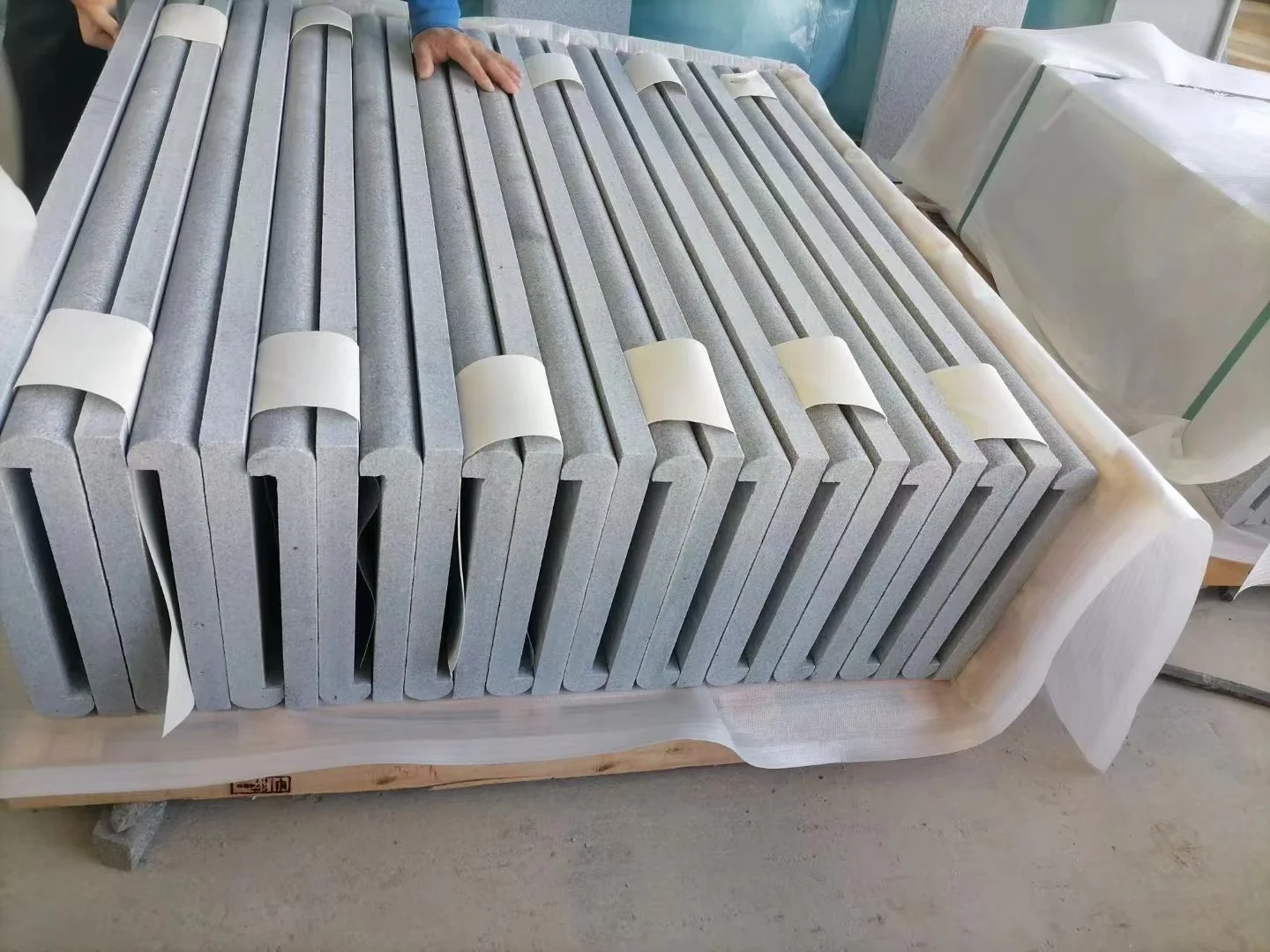 Pool coping stone G633 grey granite swimming paving Slab