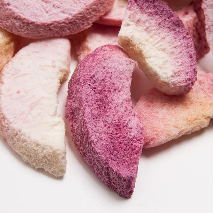 Casual SnacksReady-to-eat Tea & BeverageBaking IngredientsFreeze-dried Fruit Slices Freeze-dried Unsweetened Honey Peach Slices
