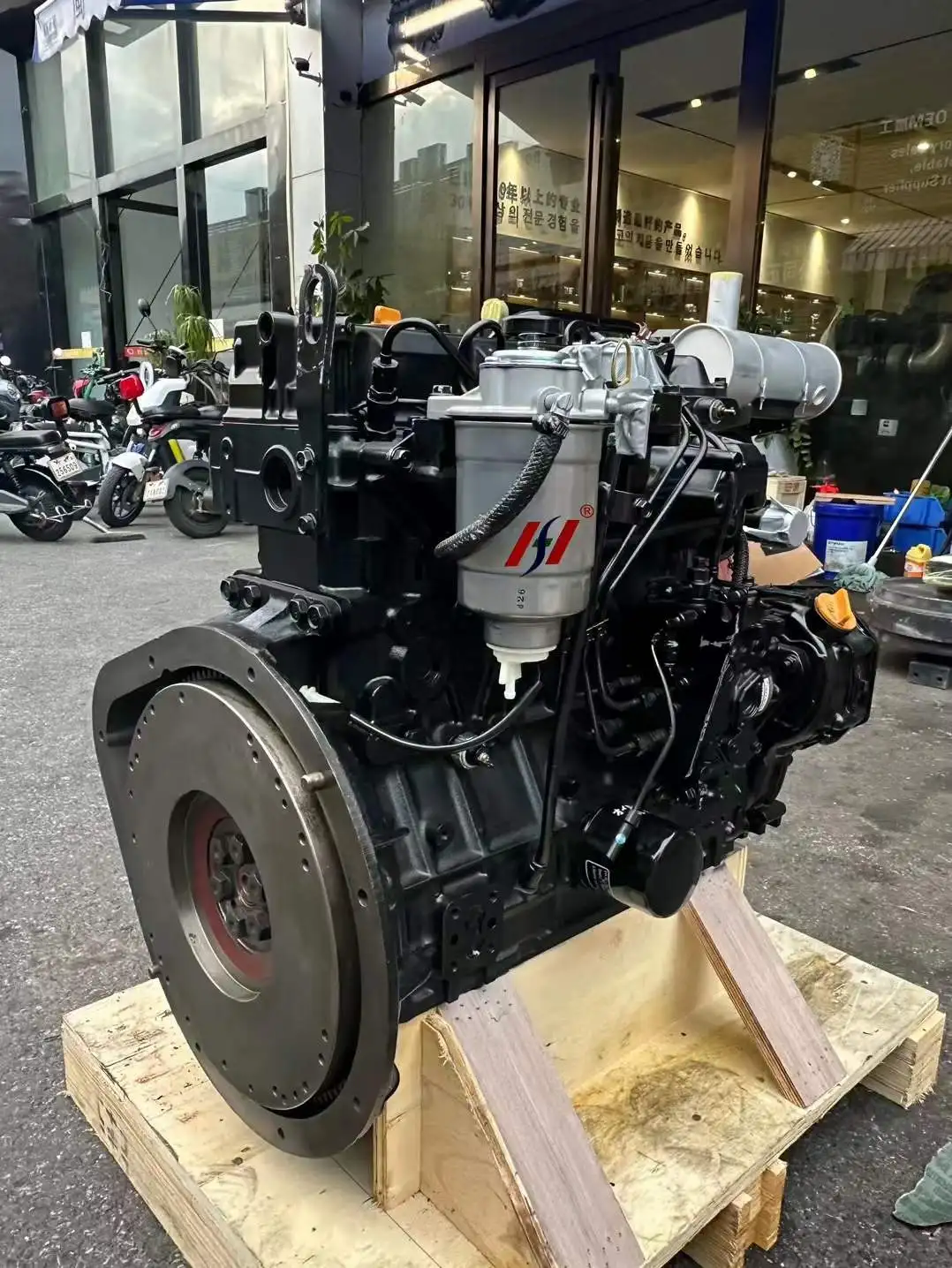 4-цилиндровый 4TNE92-HRJ дизельный двигатель 32 8 кВт для Yanmar 4TNE92 мотор