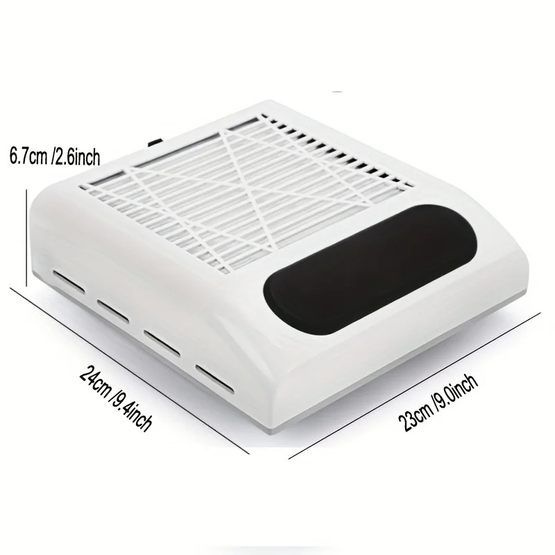 Professional Hot Sale  High Strong Power Nail Vacuum Cleaner 80w Manicure Nail Art Dust Collector Vacuum For Nail Salon