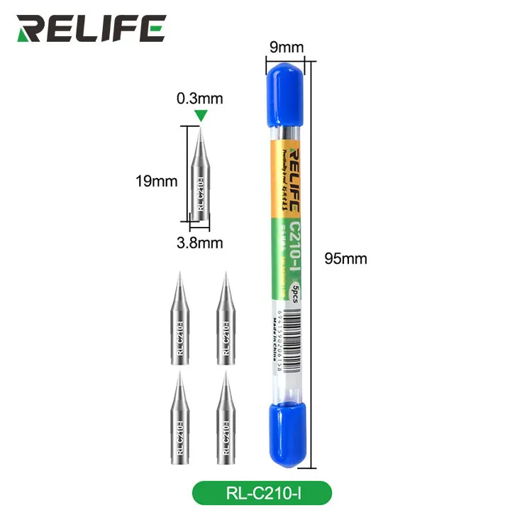 RELIFE RL-C210 Soldering Iron Tip for 210/ SugonT26 T26D Soldering Station