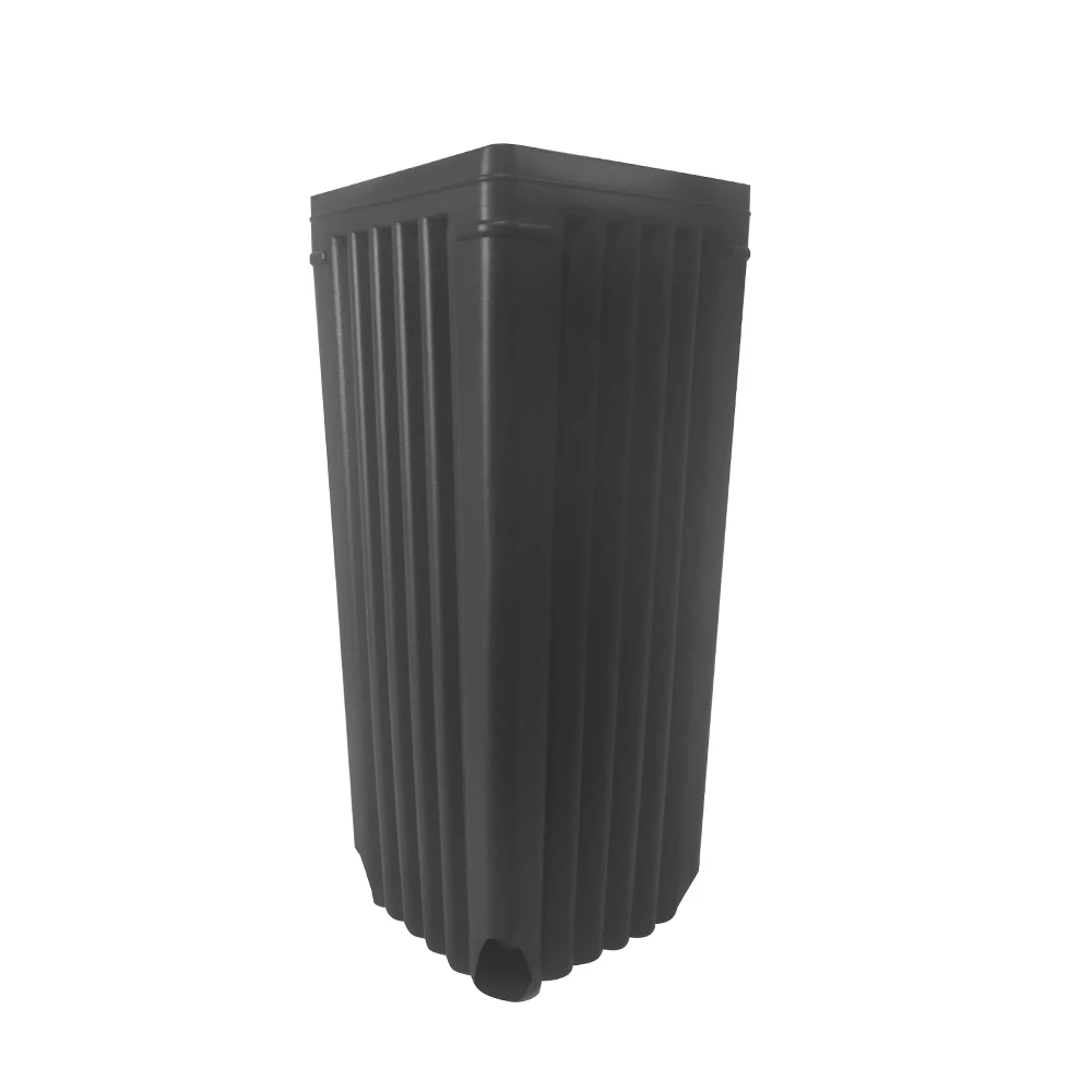 New Arrival Black Heightened HDPE Citrus Nutrition Seedling Flower Nursery Plant Square Pots