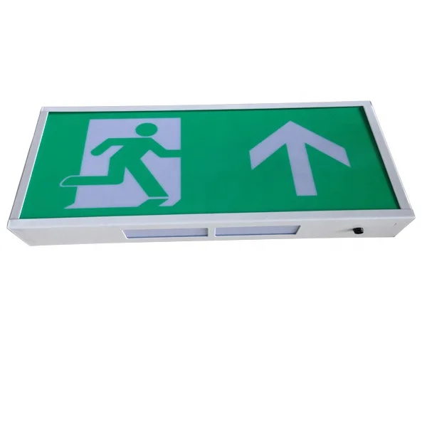 Maintained Wall Mounted Rechargeable Emergency Exit Light Exit Sign Board
