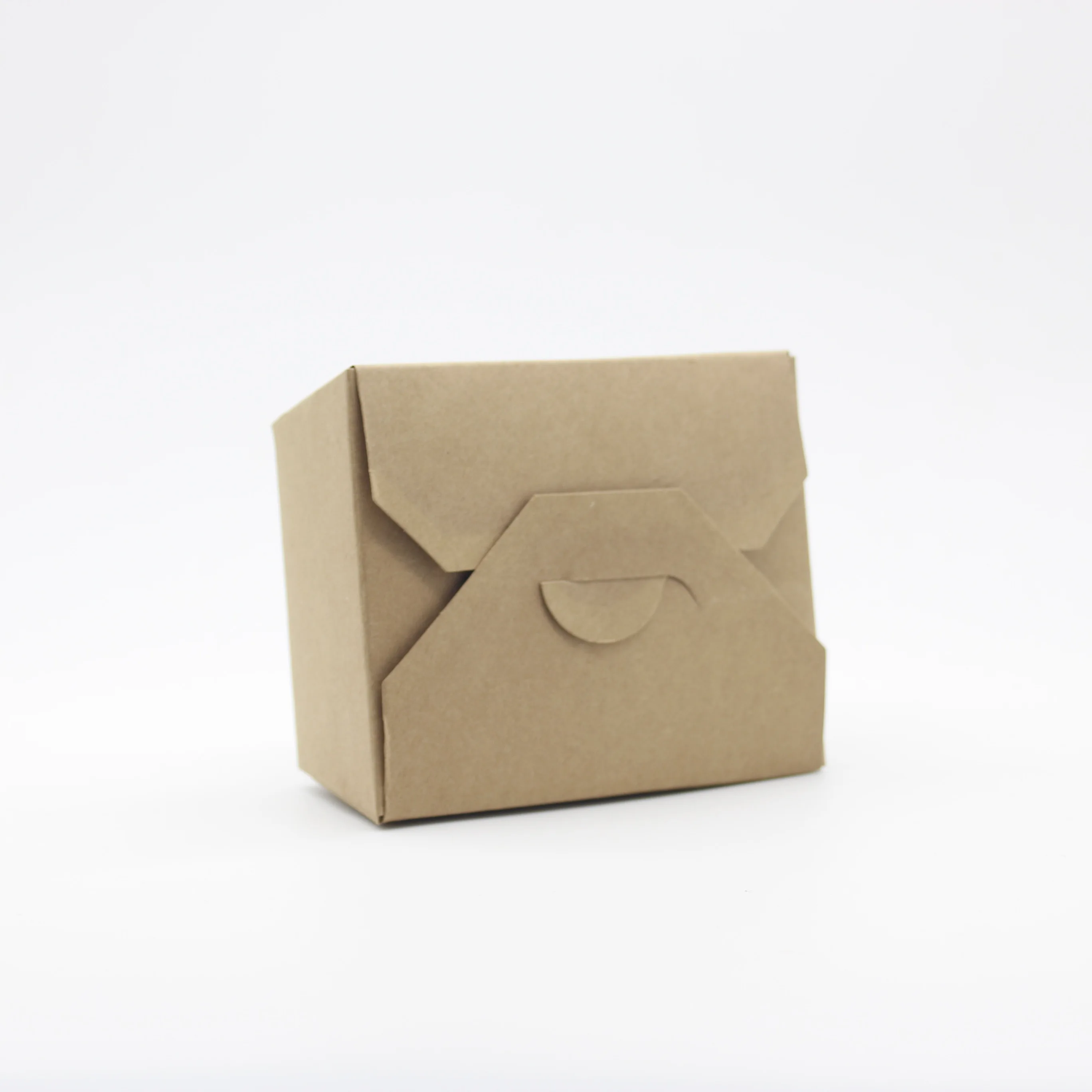 Disposable biodegradable paper food deli delivery container